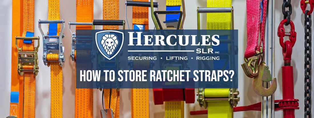 How to Store Ratchet Straps?