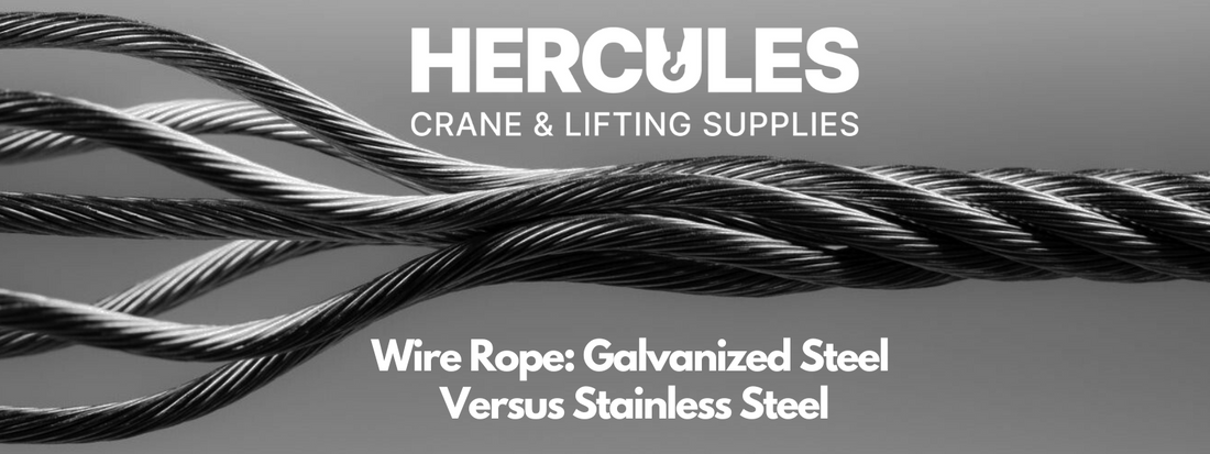 Wire Rope: Galvanized Steel vs. Stainless Steel