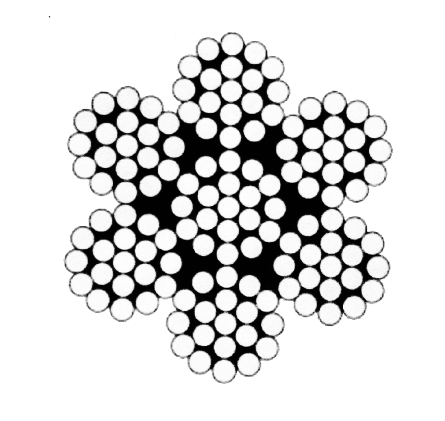 WIRE ROPE 3/8 7X19 SSAC SS304 RHL