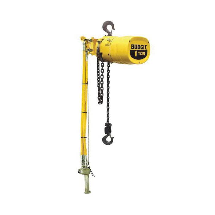 HOIST CHAIN AIR 1TON 10FT HOOK 90PSI - Chain Hoists - Hercules Lifting