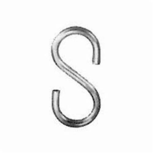 CM S-Hook #100 - Galvanized Zinc-Plated Carbon Steel - Hooks - Hercules Lifting