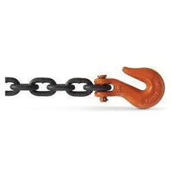 CM Heavy Duty Tie Down Assemblies with Clevis Style Grab Hooks - 1/2 in X 20 ft - Tie Down Straps - Hercules Lifting