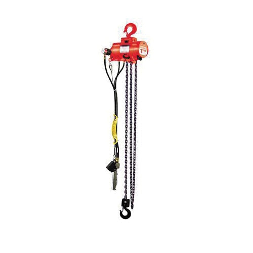 HOIST CHAIN AIR 0.75TON 10FT HOOK/LUG - Chain Hoists - Hercules Lifting