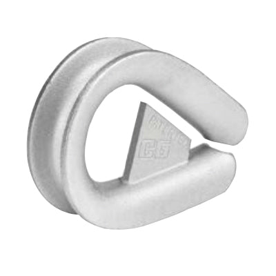 THIMBLE 7/8INHOT DIPPED GALV W ROPES