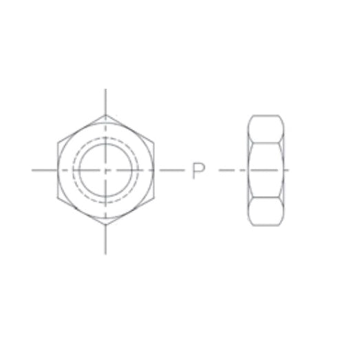 NUT LOCK 3/4IN STL GALV RH 0.42 IN