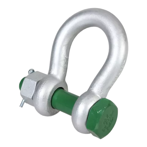 G-4163, Green Pin® Bow Shackle BN, Standard bow shackle with safety bolt,GPGHMB28