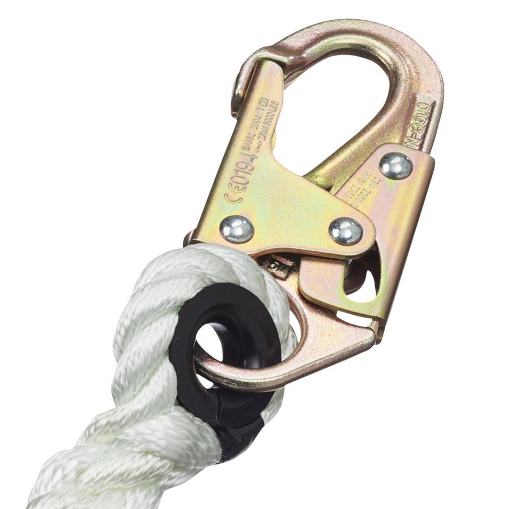 LANYARD RESTRAINT 4FT POLYEST ROPE 5/8IN - Fall Protection Lanyards - Hercules Lifting
