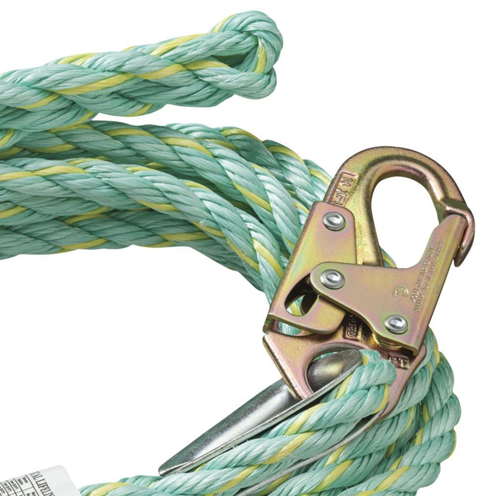 LIFELINE 200FT POLYSTEEL 6000LB PREM V - Fall Protection Lanyards - Hercules Lifting