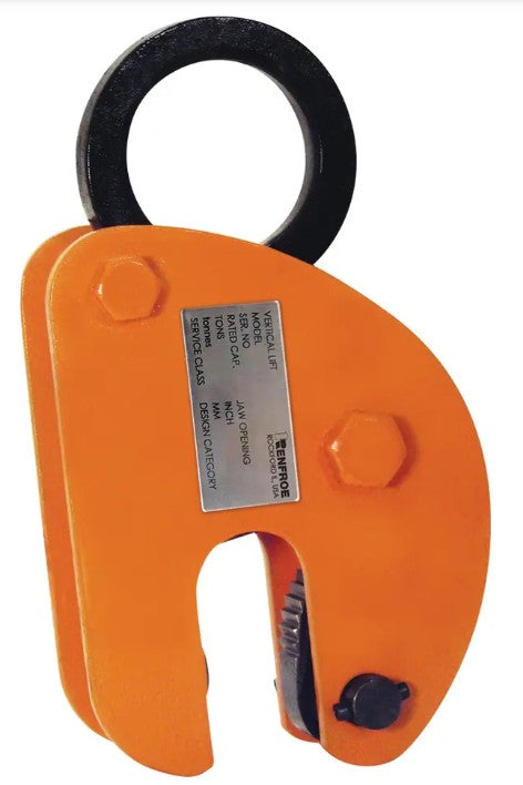 Terrier BD Vertical Non-Locking Plate Clamp - 2 Ton - Plate Clamps - Hercules Lifting