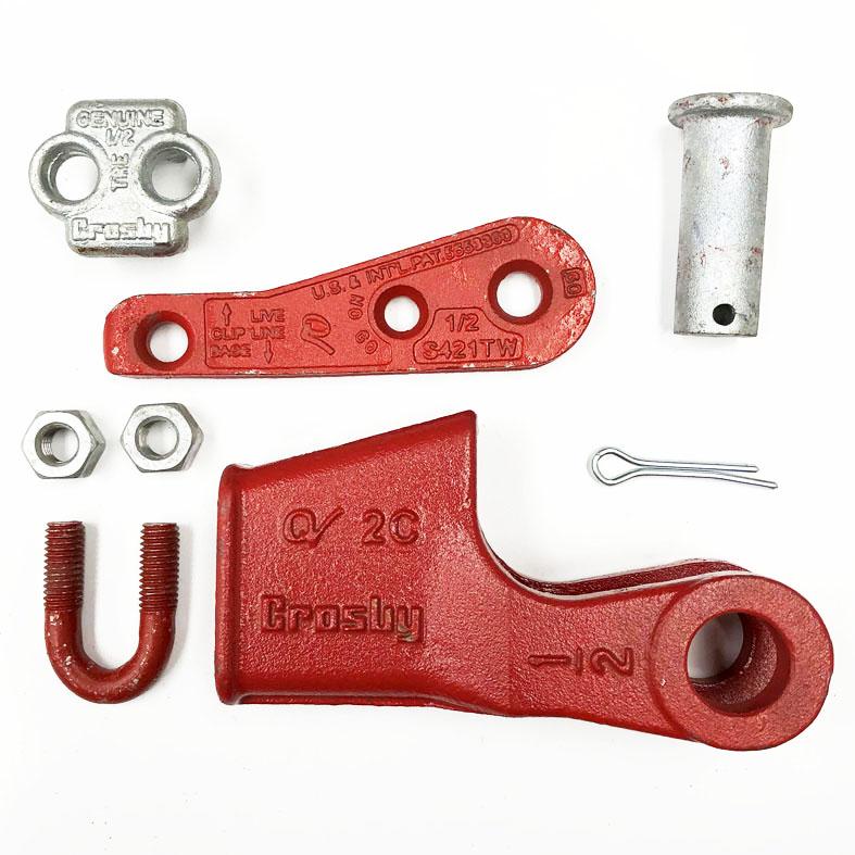 Crosby S-423T Replacement Wedge Kit - 1-1/4 in - Wedges - Hercules Lifting
