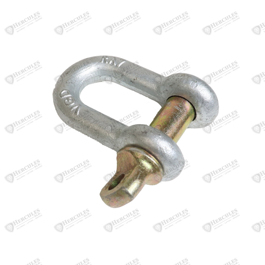 SHACKLE 1/4IN SCREW PIN CHAIN C/W O/S BLUE