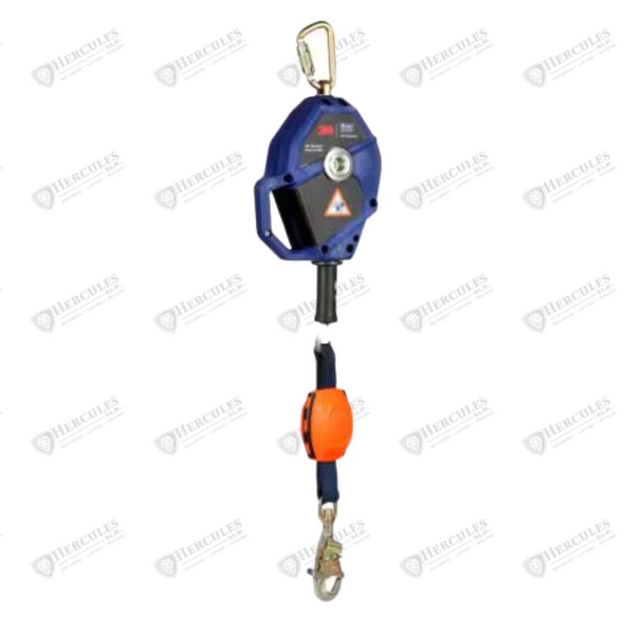 3M™ DBI-SALA® Smart Lock Leading Edge Self-Retracting Lifeline - Galvanized Cable 3503822, blue, 30 ft (9.1 m)