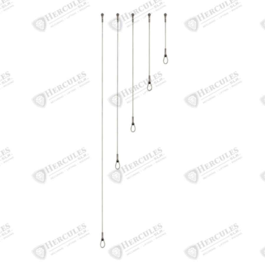 WIRE STROP STEEL ANCHOR 200CM - Anchors - Hercules Lifting