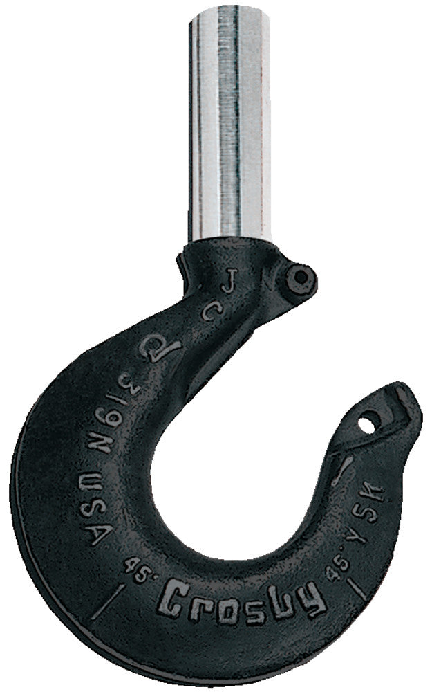 Crosby S-319SWG Shank Hooks for Swaging - Wire Rope Size 3/4 in - Hooks - Hercules Lifting