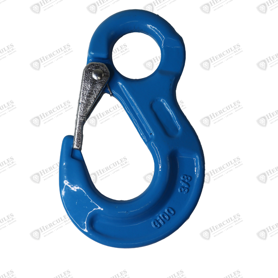 HERC Eye Sling Hook with Latch - 1/4 in - 5/16 in - Hooks - Hercules Lifting
