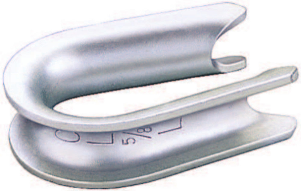 THIMBLE 5/8IN STL HOT DIPPED GALV - Wedges - Hercules Lifting