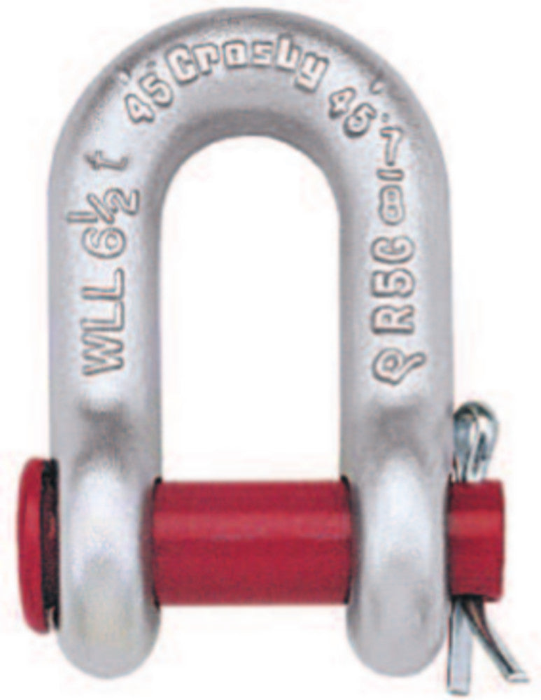 Crosby G-215 Round Pin Chain Shackles - 1/4 in with 5/16 in Pin - Shackles - Hercules Lifting