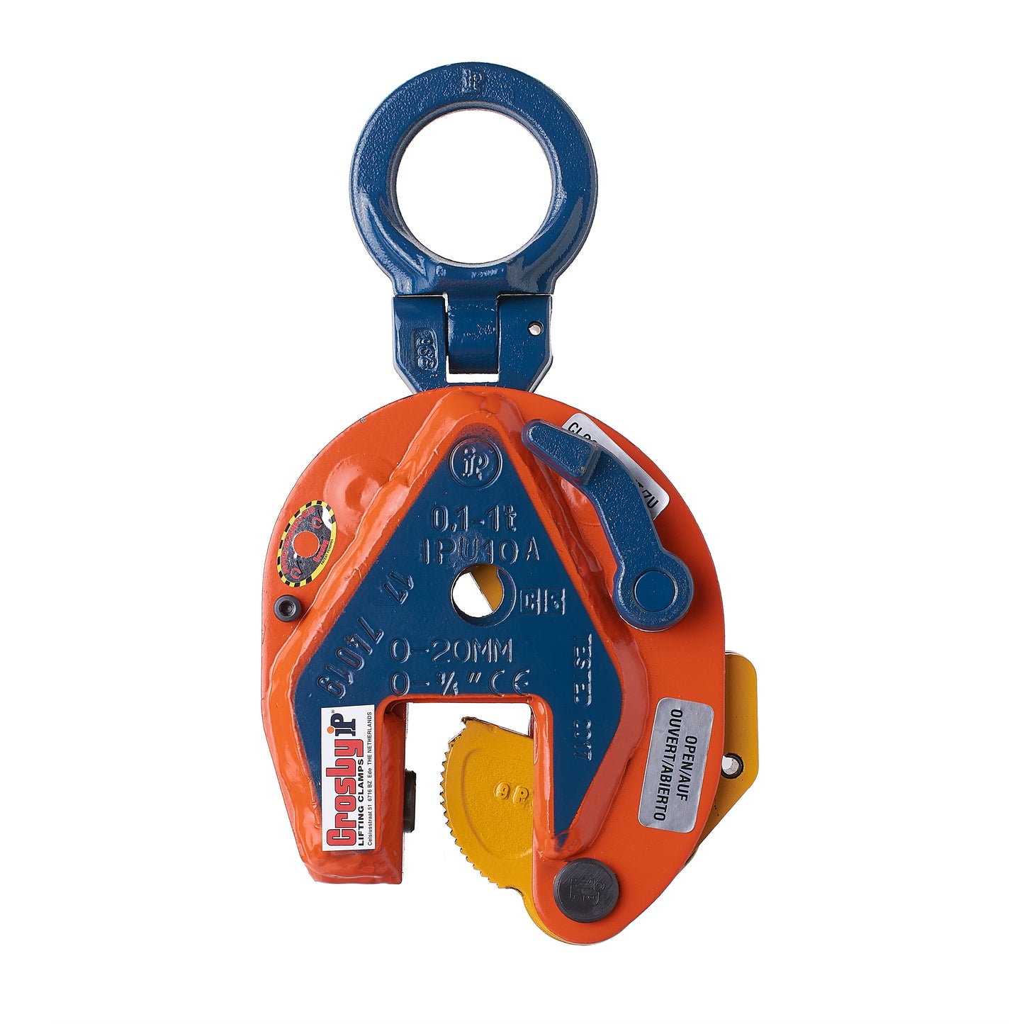 CLAMP LFT 2TON 0 TO 1.38IN 7.4IN V - Plate Clamps - Hercules Lifting