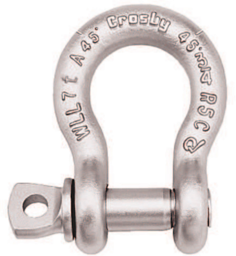 Crosby G-209A Alloy Screw Anchor Pin Shackles - 3/8 in with 0.44 in Pin - Shackles - Hercules Lifting