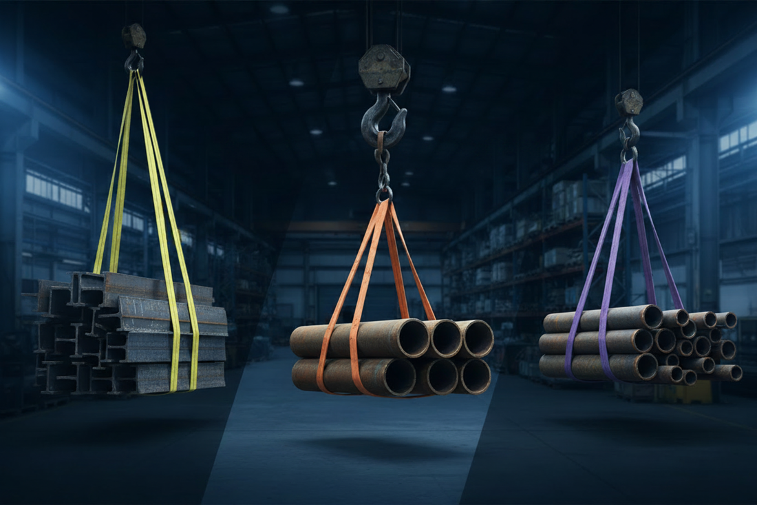Choosing the Right Sling Hitch for Your Lift: Vertical vs. Basket vs. Choker