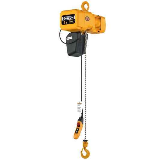 Hoist 220V 1/8 t 6FT Lift ADJ-2SP, Hook - Chain Hoists - Hercules Lifting
