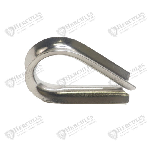 HERC Heavy Duty Stainless Steel Wire Rope Thimbles - 1/8 in - Thimbles - Hercules Lifting