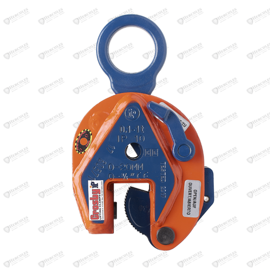 CLAMP 1 TON VERTICAL 0-0.75" JAW STR EYE