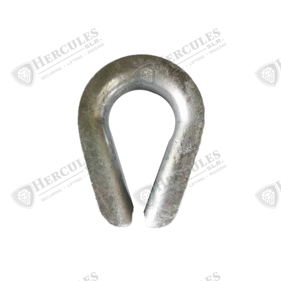 HERC Galvanized Heavy Duty Wire Rope Thimbles - 5/16 in - Thimbles - Hercules Lifting
