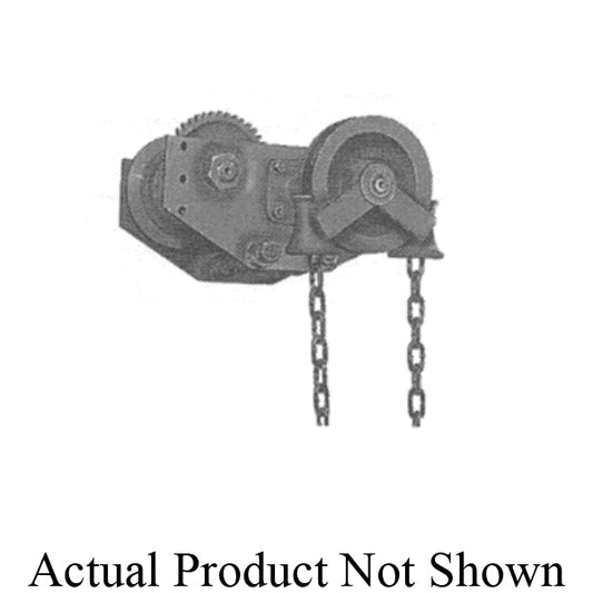 TROLLEY 1TON 3 TO 5IN HD GEARED STD - Trolleys - Hercules Lifting