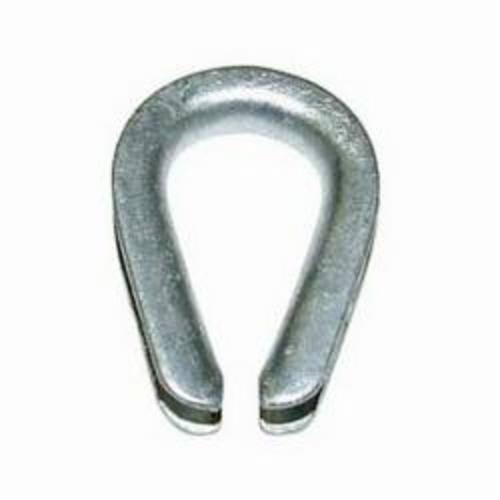 THIMBLE ROPE WIRE 1/4IN STL HOT DIP GALV - Thimbles - Hercules Lifting