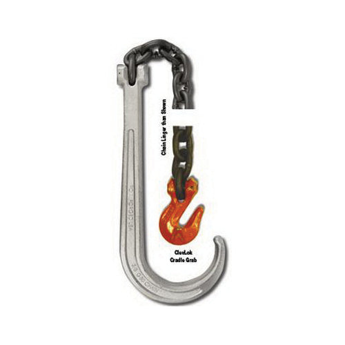ASSEMBLY HOOK J-TOW RCVY 3/8INX10FT - Hooks - Hercules Lifting