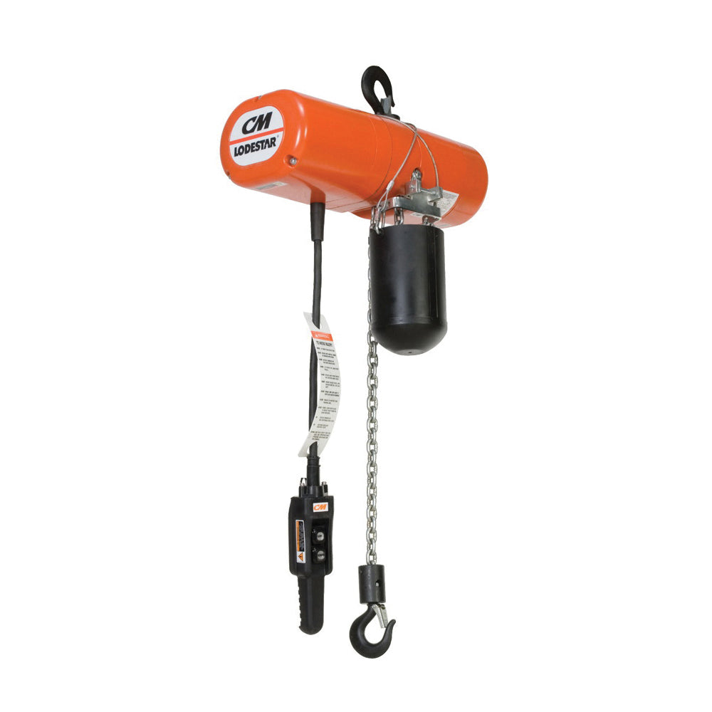 HOIST CHAIN ELEC 1TON 10FT 1HP 115VAC - Electric Hoists - Hercules Lifting