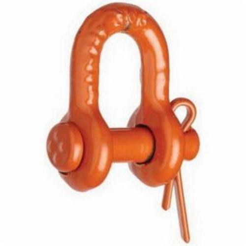 CLEVIS UTIL 1000LB 1/4IN 5/16IN PTD ORN - Shackles - Hercules Lifting