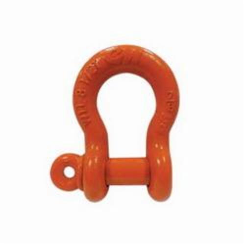 SHACKLE AHR 1TON 5/16IN 3/8IN SCR 1IN CS - Shackles - Hercules Lifting