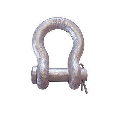 SHACKLE AHR 6.5TON 7/8IN 1IN GALV RND - Shackles - Hercules Lifting