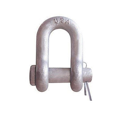 SHACKLE CHAIN 2TON 1/2IN 0.63IN RND GALV - Shackles - Hercules Lifting