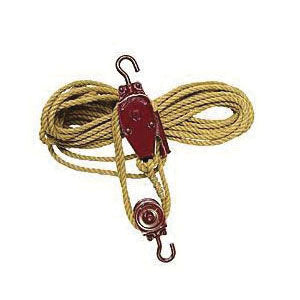 HOIST ROPE 3/8INX50FT 300LB STL - Blocks - Hercules Lifting