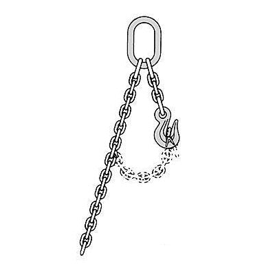 SLING CHAIN LOOP SGL 3/8IN - Chain Slings - Hercules Lifting