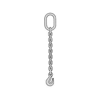 SLING CHAIN SGL 4300LB 9/32IN 100 GRA - Chain Slings - Hercules Lifting