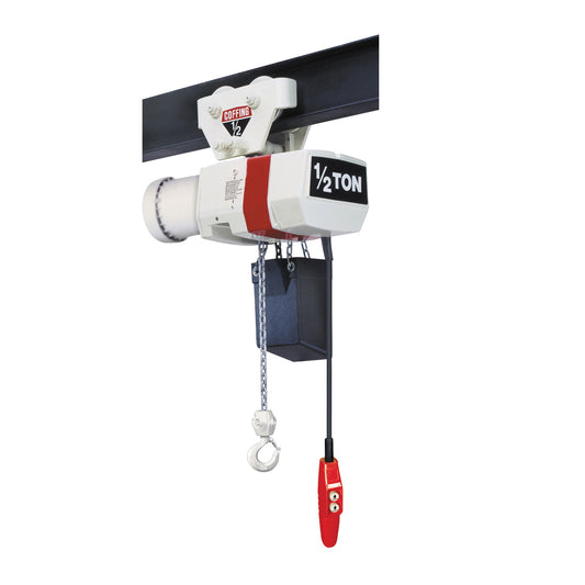 HOIST CHAIN ELEC 0.5TON 10FT 1HP 32FPM - Electric Hoists - Hercules Lifting