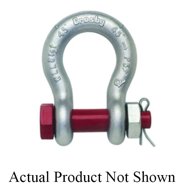 SHACKLE AHR 0.75TON 5/16IN 0.38IN SCR CS