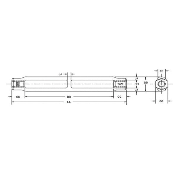 BODY TRNBKL 5/8IN 3500LB 9IN STL