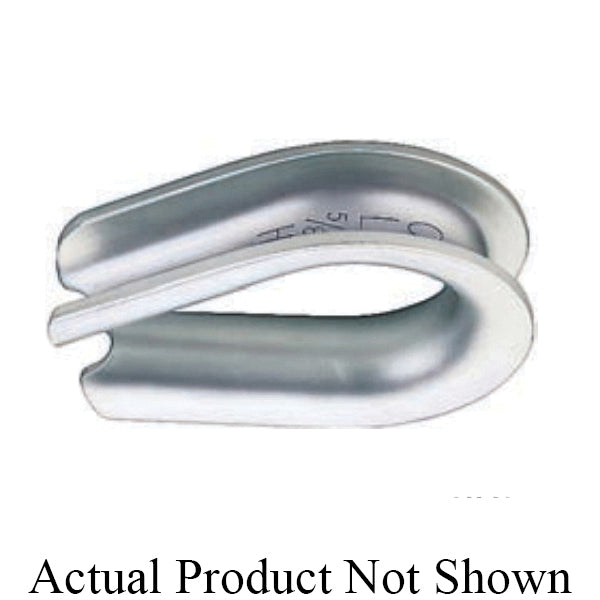 THIMBLE 1IN STL HOT DIPPED GALV W ROPES