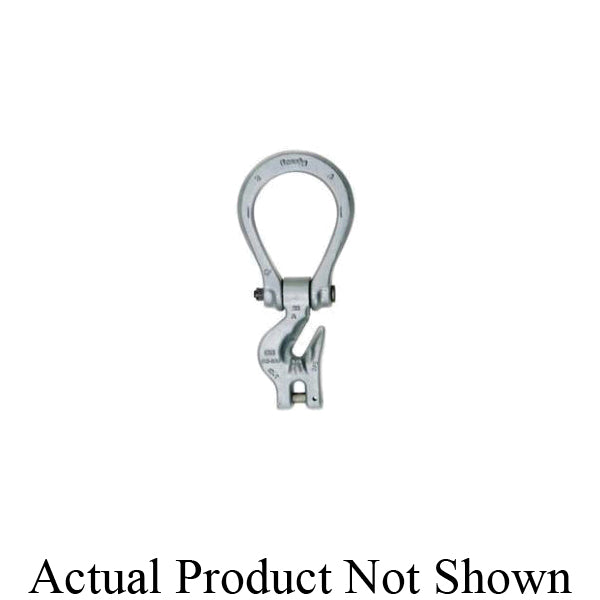 HOOK SGL 1/4IN 4300LB FGD ALY STL