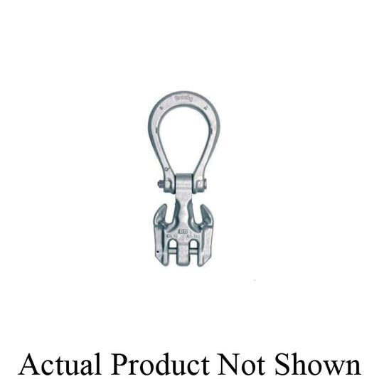 HOOK DBL 3/8IN 17600LB FGD ALY STL