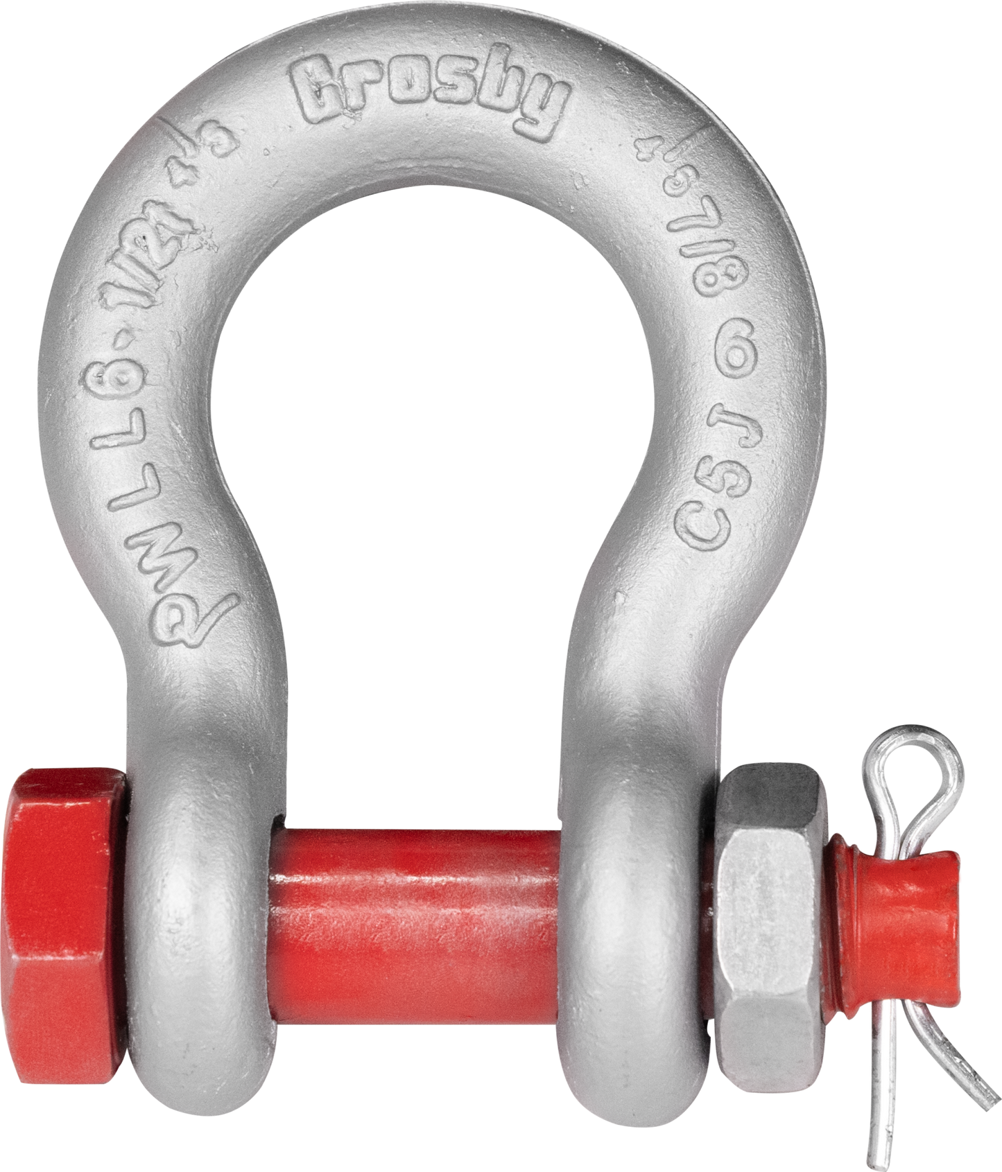 Crosby Bolt Type Anchor Shackles G-2130OC - 1-3/4 in with 2.04 in Pin - Shackles - Hercules Lifting