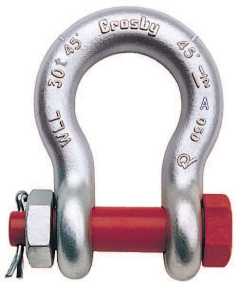 Crosby G-2140OC Alloy Bolt Type Anchor Shackles – 3-1/2 in with 3-3/4 in Bolt - Shackles - Hercules Lifting