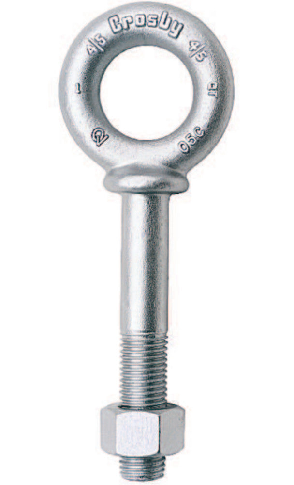 Crosby G-277 Shoulder Nut Eye Bolts – 1-1/4 in x 8 in - Eye Bolts - Hercules Lifting