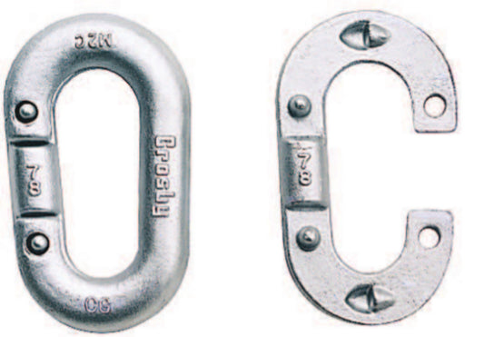 Crosby G-334 Pear Shape “Missing Link”® Replacement Links – 7/8 in – 9,600 lb - Links - Hercules Lifting