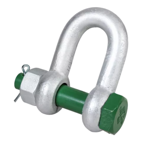 G-4153, Green Pin® Dee Shackle BN, Standard dee shackle with safety bolt,GPGDMB25